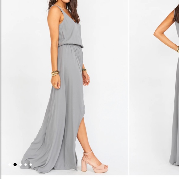 Show Me Your MuMu Kendall Maxi Bridesmaid Dress Size Medium - Picture 2 of 9